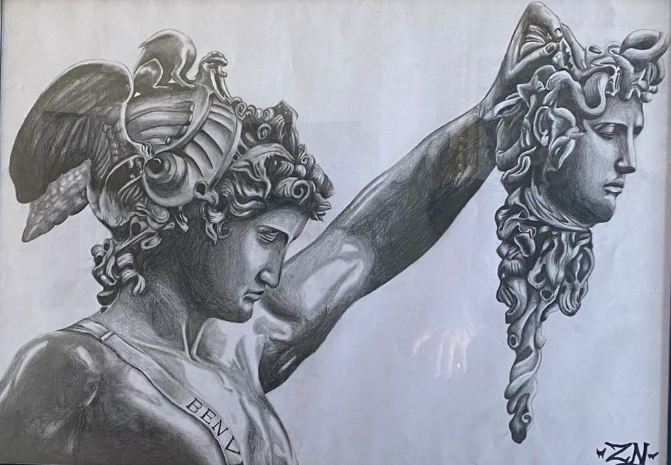 Perseo con testa di Medusa Annunziata Ivano